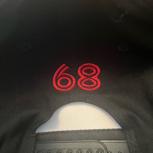 JORDAN ROMANO TORONTO BLUE JAYS BLACK /RED HAT CAP SGA JULY 22 ADJUSTABLE RARE! - Picture 5 of 9